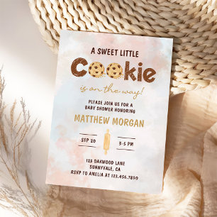 Little Cookie Boy Baby Shower Invitation
