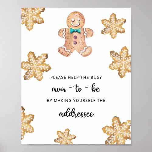 Little cookie _ Help the Busy Mom_to_Be  Poster