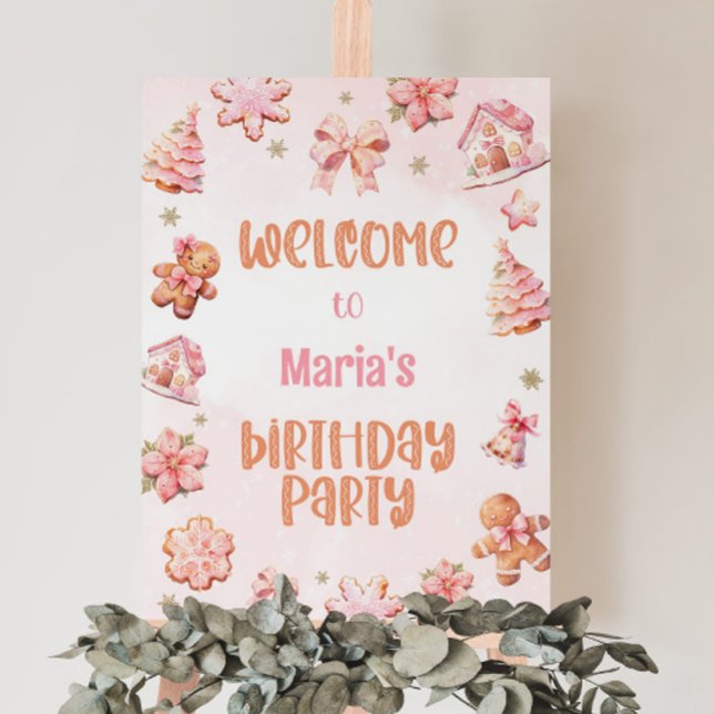 Little Cookie Oh What fun Christmas Welcome Foam Board (Creator Uploaded)