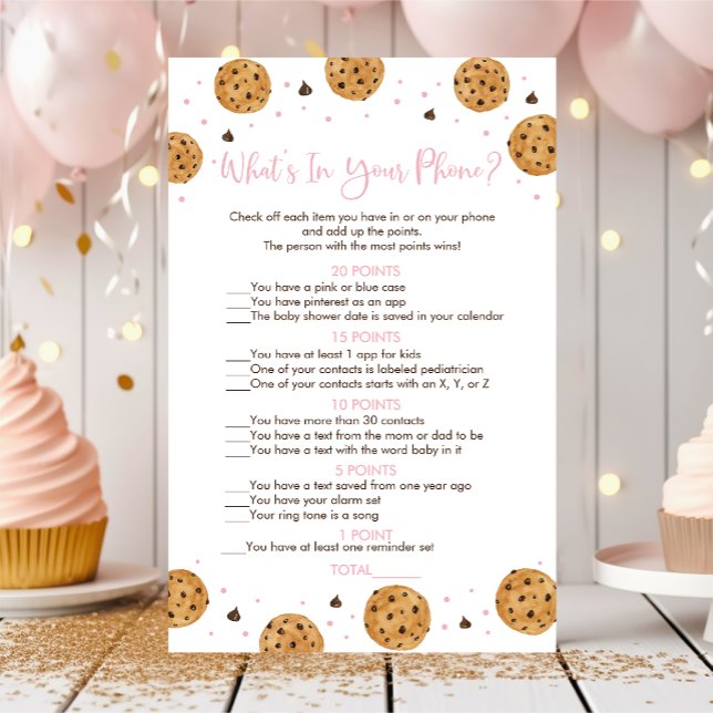 Little Cookie Pink Girl What's In Your Phone Game (Creator Uploaded)