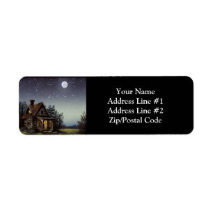 Little Cottage In The Moonlight Label