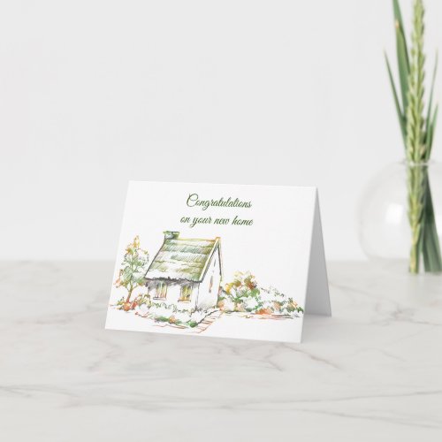 Little Cottage New Home Card