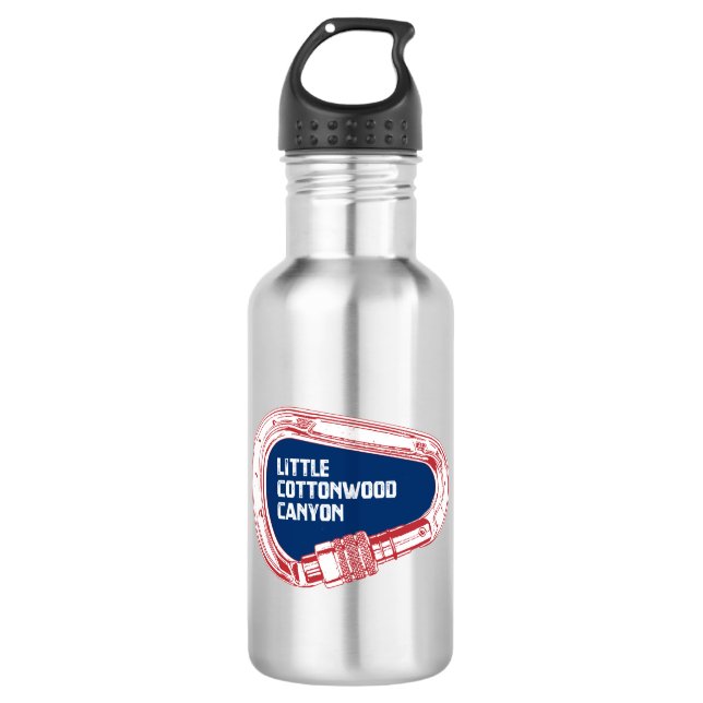 Little Cottonwood Canyon Stainless Steel Water Bottle (Front)