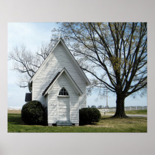Little Country Church Poster