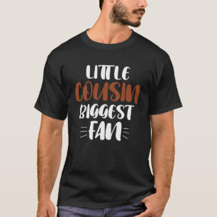 Little Cousin Biggest Fan Football Matching Famil T-Shirt