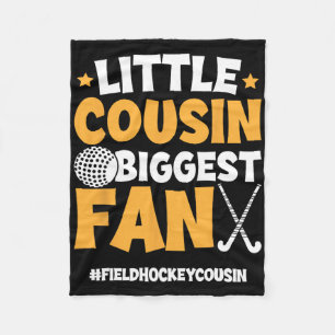 Little Cousin Field Hockey Cousin Field Hockey Pla Fleece Blanket