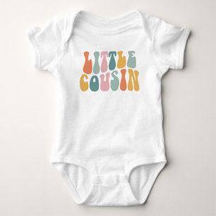 Little Cousin, Retro Kids, Matching Cousin Baby Bodysuit