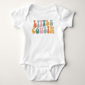 Little Cousin, Retro Kids, Matching Cousin Baby Bodysuit