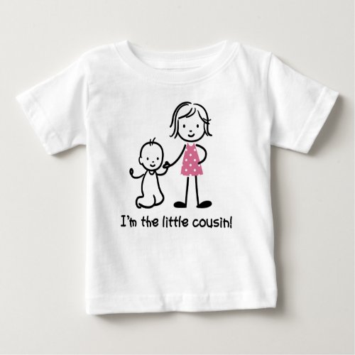 Little Cousin Stick Figure t_shirts