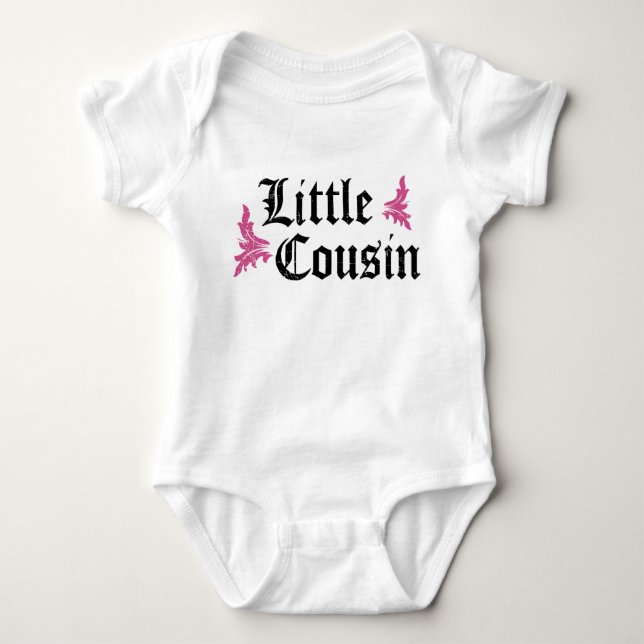 Little Cousin Vintage Baby Bodysuit (Front)