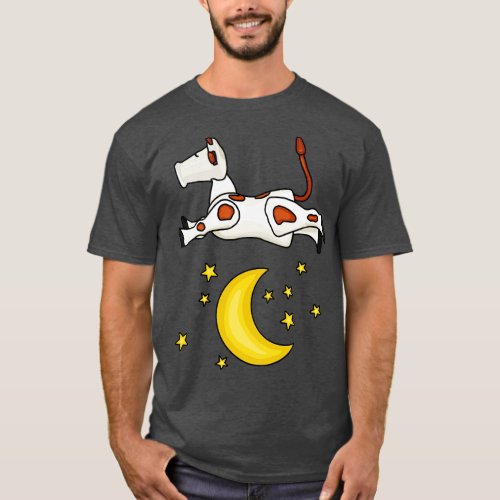 Little Cow Jumping Over The Moon 1 T_Shirt