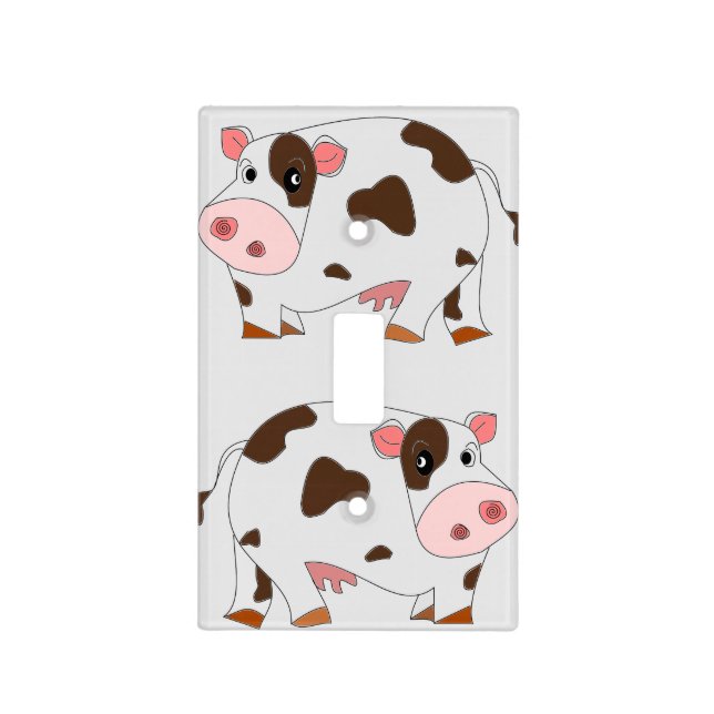 Little Cow Light Switch Cover (Front)