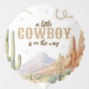 Little Cowboy Baby Shower Balloon