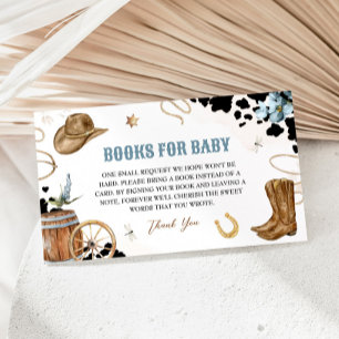 Little Cowboy Books For Baby Enclosure Card