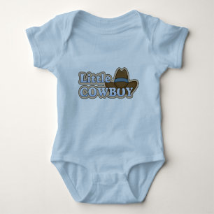 Little Cowboy - Boys Western Baby Bodysuit