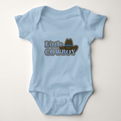 Little Cowboy _ Boys Western Baby Bodysuit