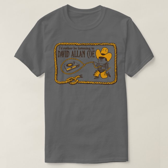 Little Cowboy David Allan T-Shirt (Design Front)