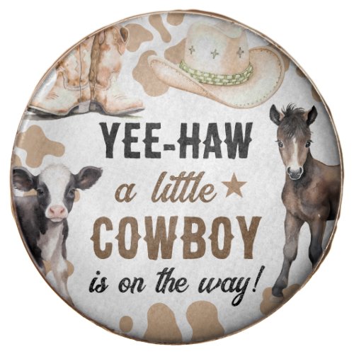 Little Cowboy Rodeo Baby Shower Chocolate Covered Oreo