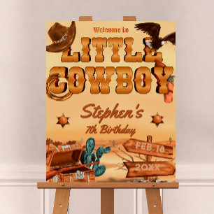 Little Cowboy - Welcome Sign