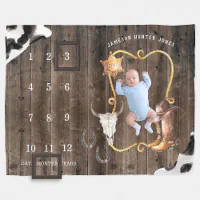 Western milestone blanket online