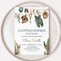 Little Cowboy Wild West Baby Shower