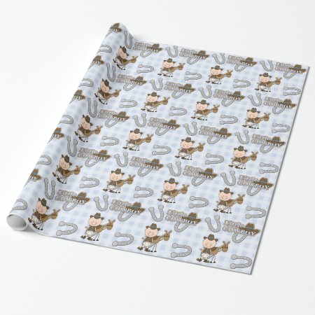 Little Cowboy Wrapping Paper