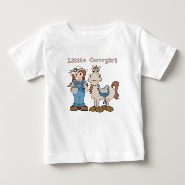 Little Cowgirl Baby T-Shirt (Front)