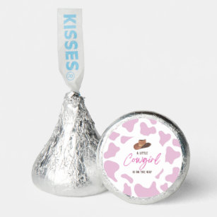 Little Cowgirl Cow Girl Rodeo Western Baby Shower Hershey®'s Kisses®