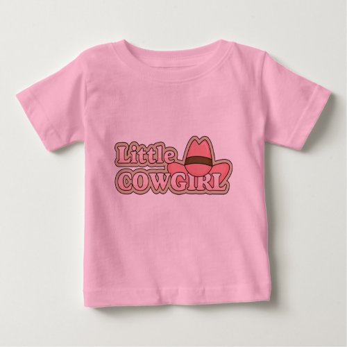 Little Cowgirl _ Girls Western Baby T_Shirt