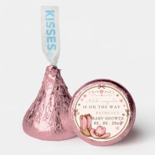 Little Cowgirl Is On The Way girl Baby Shower Hershey®'s Kisses®