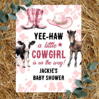 Little Cowgirl Pink Rodeo Baby Shower