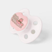 Little Cowgirl Pink Western Hat Pacifier (Front Right)