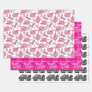 Little Cowgirl  Wrapping Paper Sheets