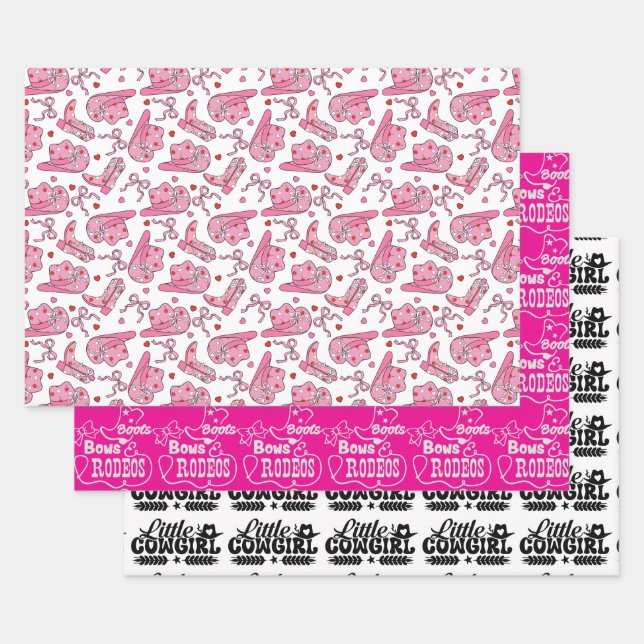 Little Cowgirl  Wrapping Paper Sheets (Set)