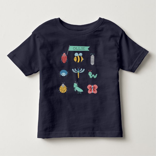Little Crawlers - Personalized Toddler T-shirt (Front)