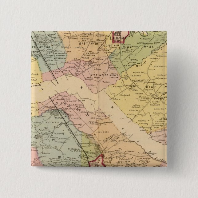Little Creek, Dover hundreds Pinback Button (Front)