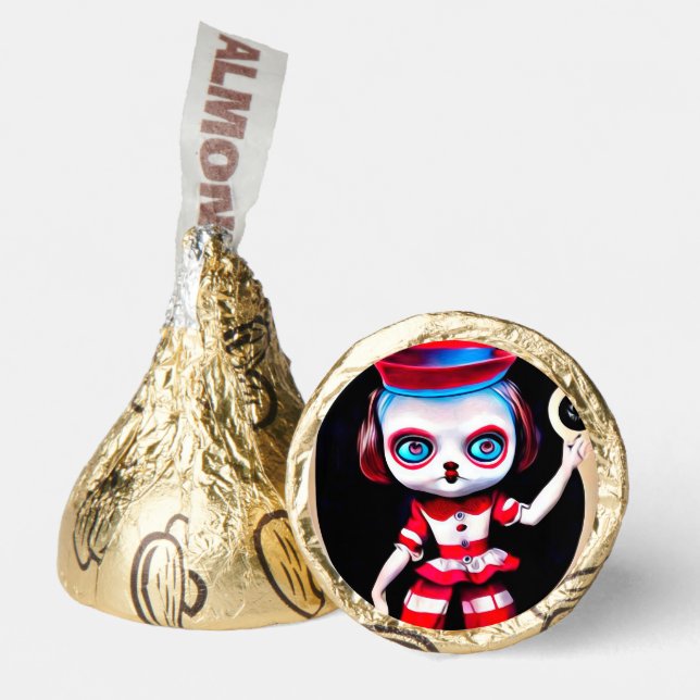 Little Creepy Clown Doll Hershey®'s Kisses® (Front)