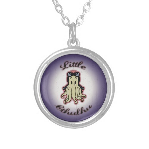 Little Cthulhu II Silver Plated Necklace