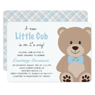 Teddy Bear Invitations Zazzle