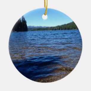 Little Cultus Lake, OR Ceramic Ornament