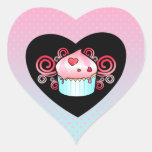 &quot;little Cupcake&quot; Heart Sticker at Zazzle