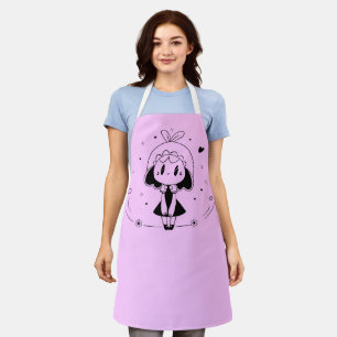 Little Cute Anime Girl Apron