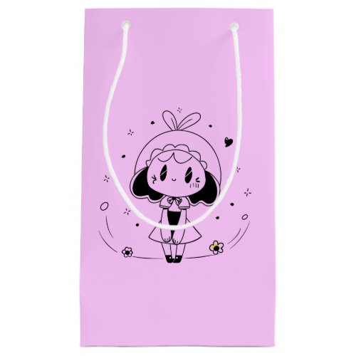 Little Cute Anime Girl Small Gift Bag