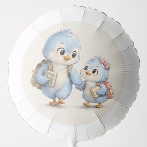 Little Cute Bird Family Party Balloon