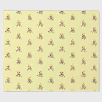 Little Cute Duck Wrapping Paper