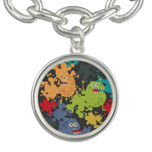 Little cute funny monsters bracelet