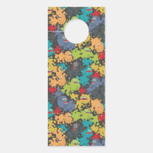 Little cute funny monsters door hanger
