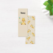 Little cute giraffe personalized brown bookmark (Desk)