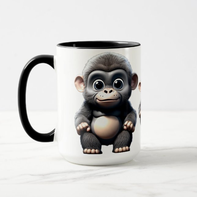 Little Cute Gorilla Mug (Left)