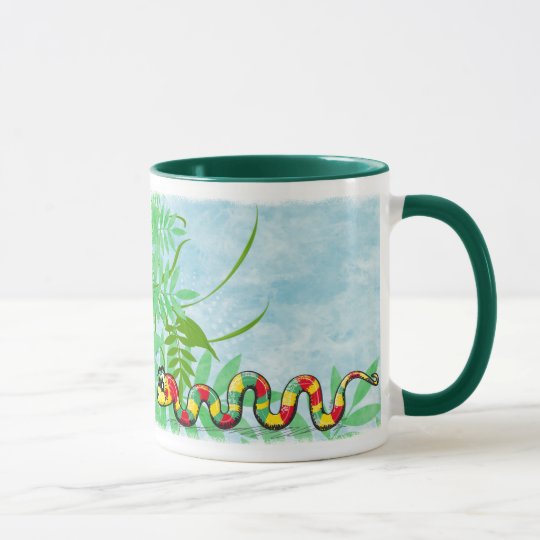 Little Cute Snake green mug